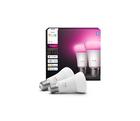 Philips Hue LED-älylamppu, White and color ambiance, E27, 810 lm, 2-pack