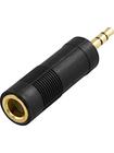 3.5mm stereo uros - 6.3mm stereo naaras, kaapeli