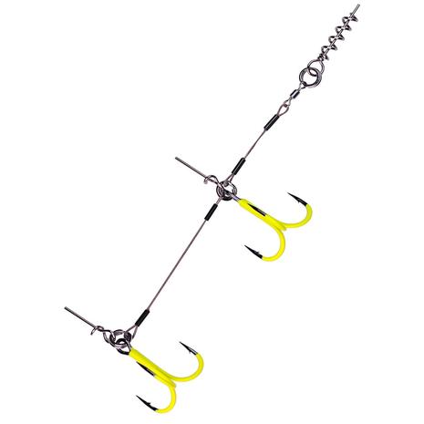 K.P Stinger Rig UV Yellow koukku