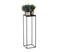 Kukkateline BASICLOFT 80x24 musta – kuva 5