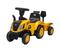 Push auto traktori CAT 2xAA keltainen/musta – kuva 2