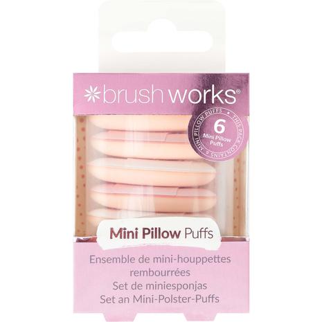 Brushworks Mini Pillow Puffs 6 kpl