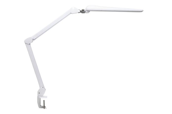 LED-pöytälamppu MAULcraft klipsijalka, himmennys