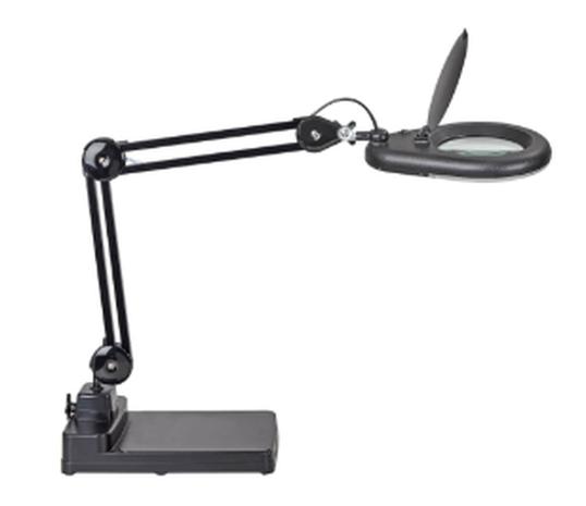 LED-suurennuslasivalaisin MAULviso musta