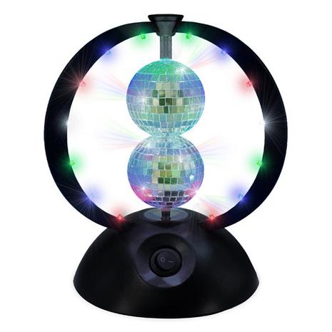 PartyFunLights pyörivä monivärinen LED-diskopallo