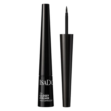 IsaDora The Glossy Eyeliner Waterproof Eyeliner 3 ml Nr. 40 - Chrome Black