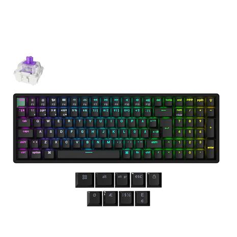Keychron K4 HE QMK RGB, langaton näppäimistö