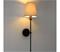 Seinävalaisin MADELA 1xE14/40W/230V beige/musta – kuva 1