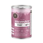 Monster Pet Food Dog Adult Single Protein Pork Can 400 g