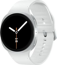 Samsung - Galaxy Watch8 (Bluetooth, 44 mm) Silver Graphite