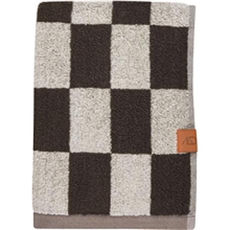Mette Ditmer - RETRO guest towel - Chocolate - 2-pack