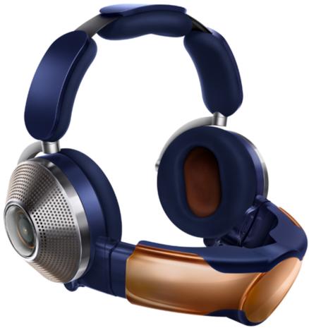 Dyson Zone Absolute+ Trådløse Hovedtelefoner Prussian blue/Bright copper