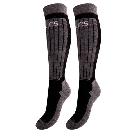 Helios Merino One 60, laskettelusukat, musta