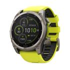 Garmin Fenix 8 51mm Sapphire Solar CarbonGray Titanium with Black band 010-02907-11