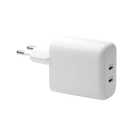 Seinälaturi USB-C 2 x 30W