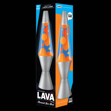 Lava Lamp Classic 37cm Orange/Blue – kuva 2/2