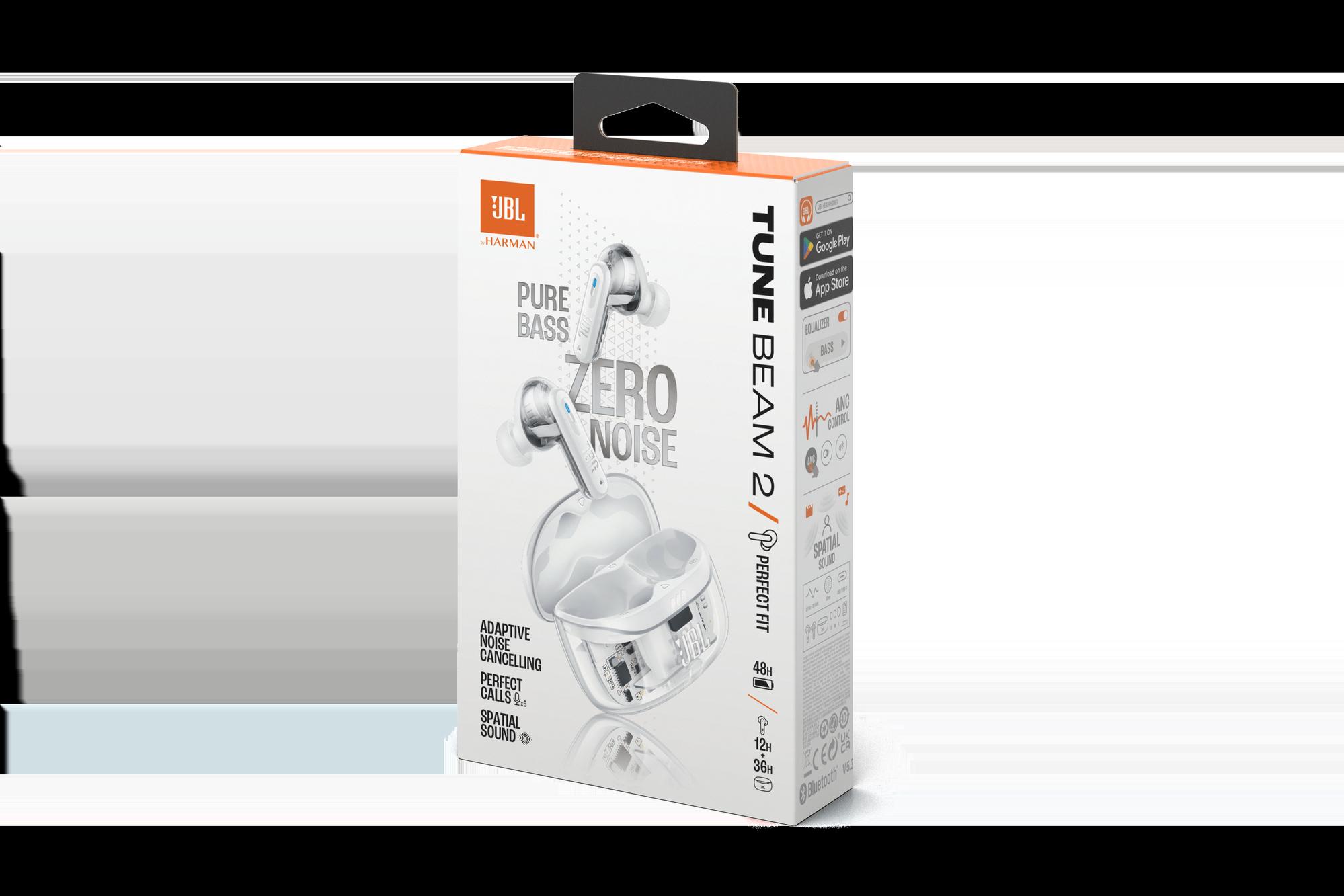 JBL Tune Beam 2 Ghost -versio
