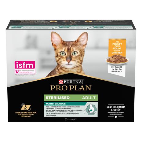 Purina Pro Plan Cat Sterilised Chicken 40 x 85 g