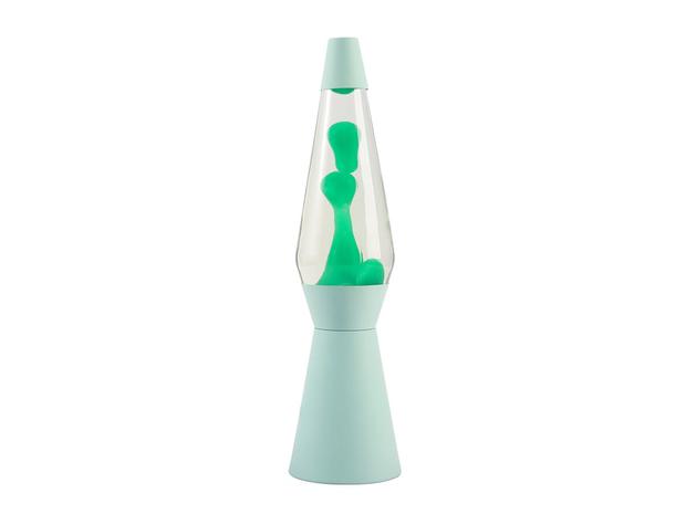 iTotal - Spaceship Lava Lamp - Pastel Green - 40 cm