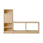 Muuto Stacked säilytysjärjestelmä eteinen kokoonpano 1 Tammi