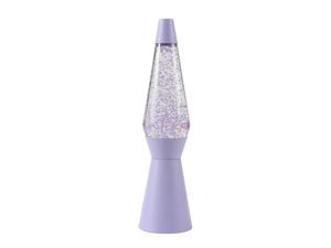 iTotal - Spaceship Glitter Lamp - Pastel Purple - 40 cm