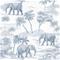 Jungle Walk Blue - 1077801-02 Tapetti – kuva 1