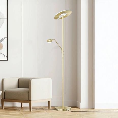 LED-valaisin Dent, lukuvarsi, CCT, messinki