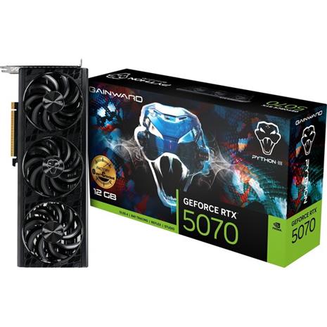 Gainward GeForce RTX 5070 Python III OC - 12GB GDDR7 RAM - Näytönohjaimet