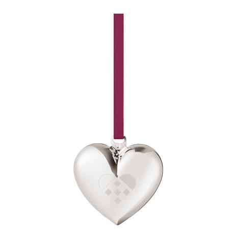 Georg Jensen CC 2025 Sydän joulukoriste, palladiumpinnoite – kuva 2/2