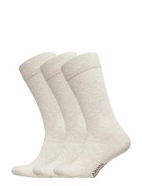 Amanda Christensen True Ankle Sock 3-Pack Underwear Socks Regular Socks Beige Amanda Christensen