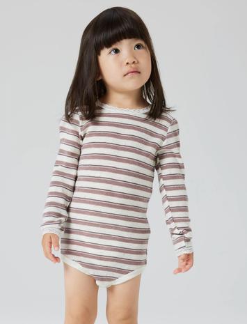 name it Nmfwang Wool Needle Ls Body Bodies Long-sleeved Multi/patterned Name It