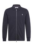 U.S. Polo Assn. Tobey Reg Zi Uspa M Sweat Sweat-shirts & Hoodies Full Zip Jumpers Black U.S. Polo Assn.