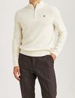 Morris New Hertford Half Zip Knitwear Half Zip Pullover Red Morris
