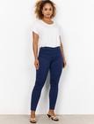 Soyaconcept Sc-Nadira Bottoms Trousers Skinny Leg Navy Soyaconcept