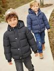 Minymo Quilted Jacket Solid Outerwear Jackets & Coats Quilted Jackets Brown Minymo