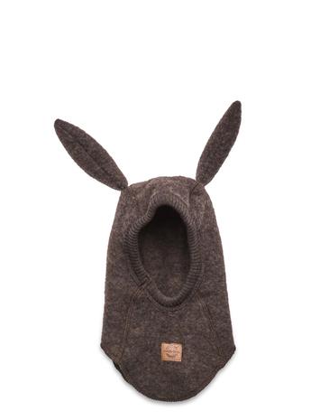 mikk-line Wool Fullface W Bunny Ears Accessories Headwear Balaclava Pink Mikk-line