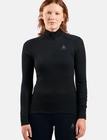 Odlo Odlo Active Warm Bl Top Turtle Neck L/S Half Zip Tops Base Layer Tops Grey Odlo