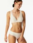 Schiesser Soft Bh - Unique Cotton Lingerie Bras & Tops Soft Bras Bralette White Schiesser