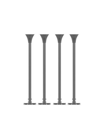 Multibrackets M Pro Series mounting component - for enclosure - kit - black 75"/98"