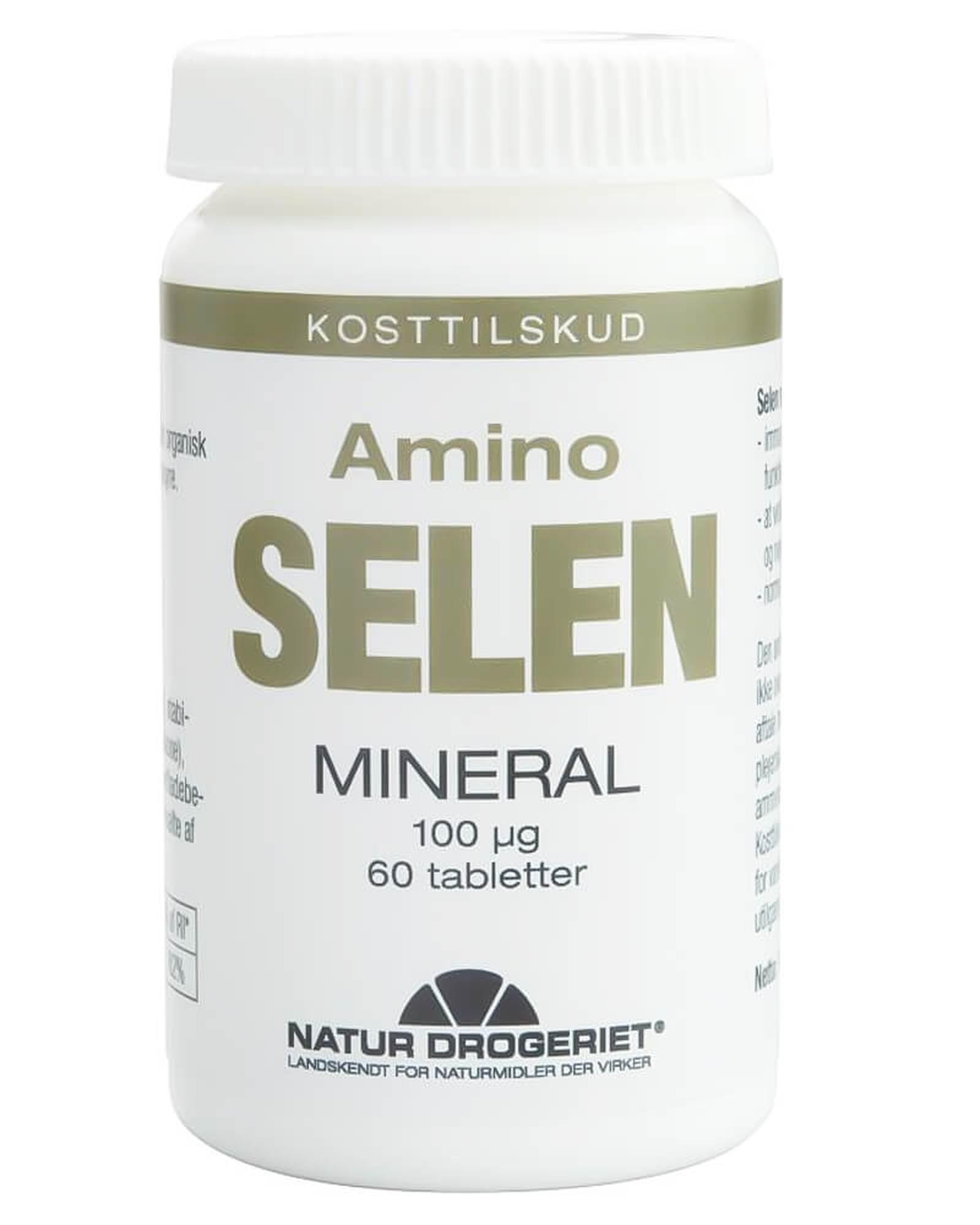 Natur Drogeriet Amino Selen Mineral 60 stk.