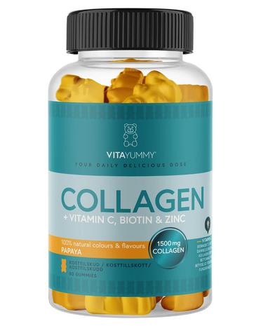 VitaYummy Collagen Papaya 60 stk. – kuva 1/3