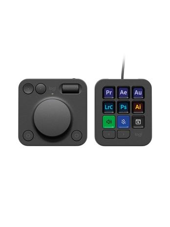 Logitech MX Creative Console, kuvankäsittelykonsoli – kuva 1/8