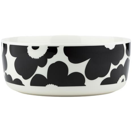 Marimekko Unikko kulho 1,5 l Black-White