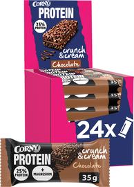 Corny Protein Crunch & Cream, proteiinipatukat 24 x 35 g