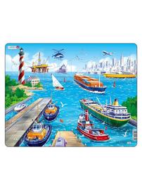 Selecta Play - Larsen Jigsaw Puzzle The Harbor 35 pcs.