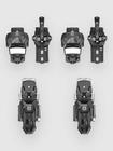 Fischer Attack Hybrid 14 Mn/Pt W/O Brake O 2026 Laskettelusiteet solid black / anthracite