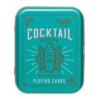 Gentlemen's Hardware - Vedenkestävä pelikorttipakka metallirasiassa 8x10 cm â€“ Cocktail