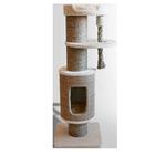 Selected by ZOO Olympus raapimispuu, 49x49x133cm, Beige