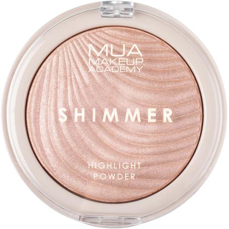 MUA Makeup Academy Shimmer Highlight Powder Pink Shimmer