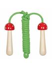 Goki Skipping Rope Wooden Handles Mushroom